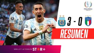 Resumen Argentina 3-0 Italia